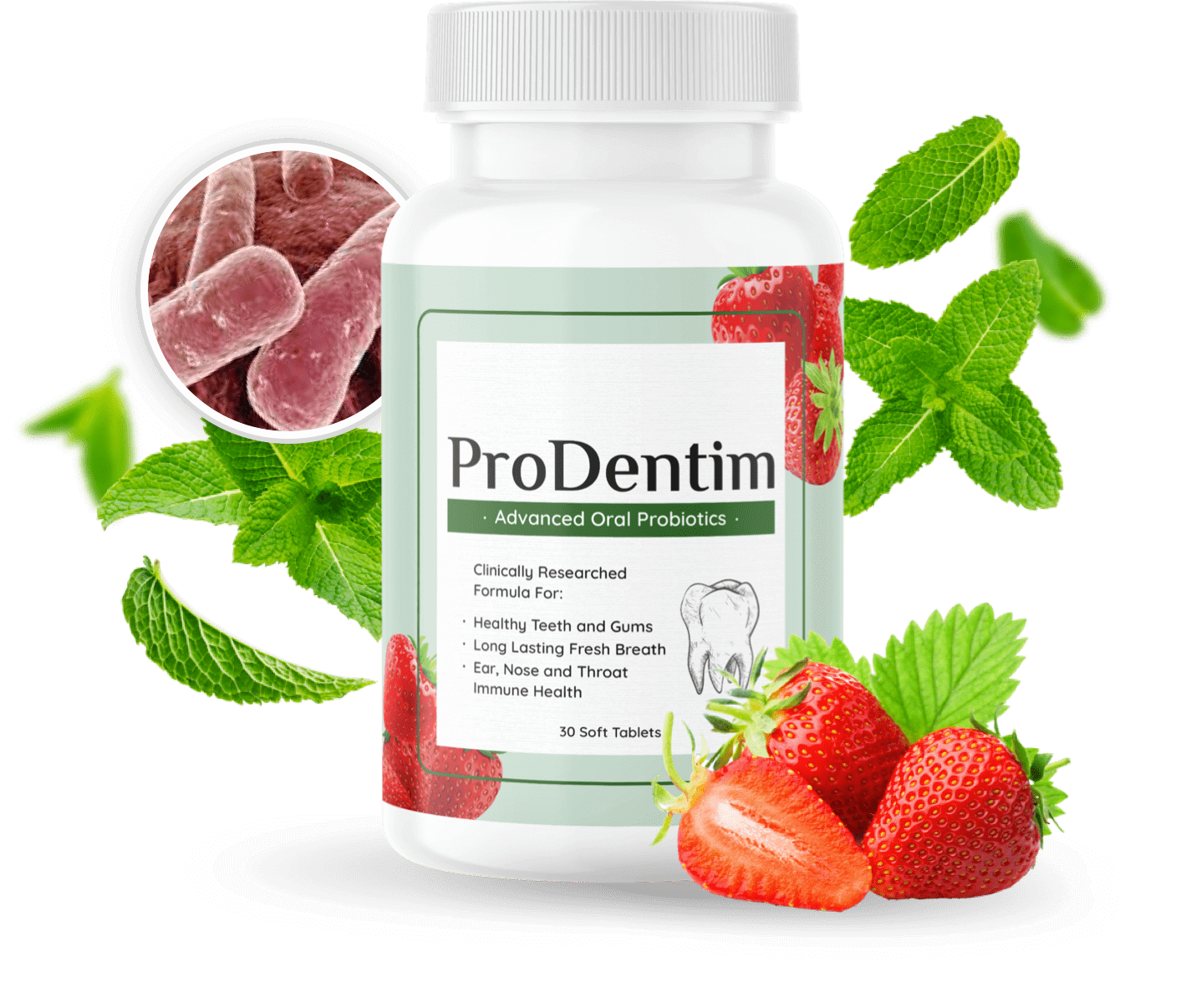 ProDentim oral probiotic supplement packaging from the merchant