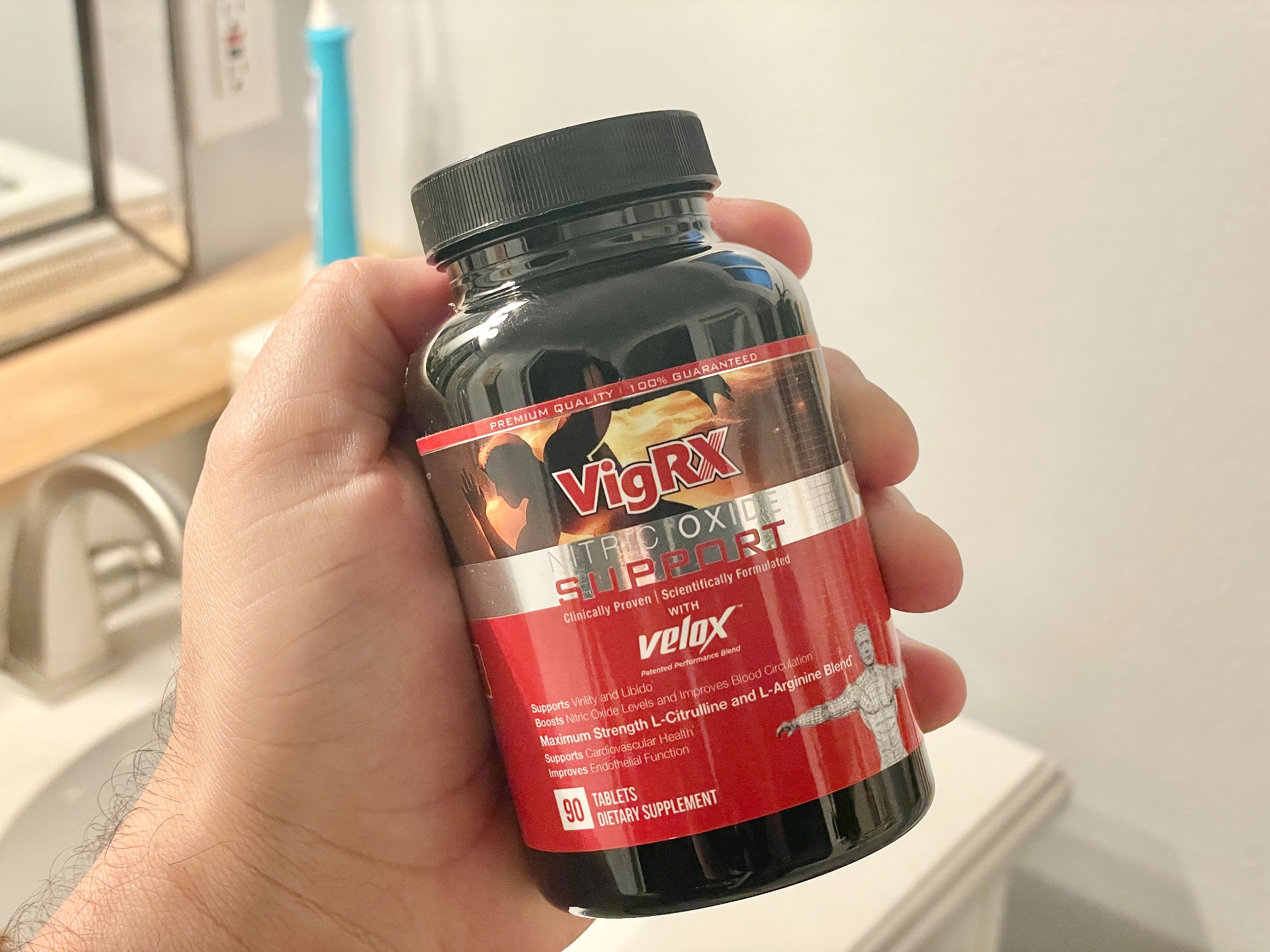 VigRX Nitric Oxide product and packaging
